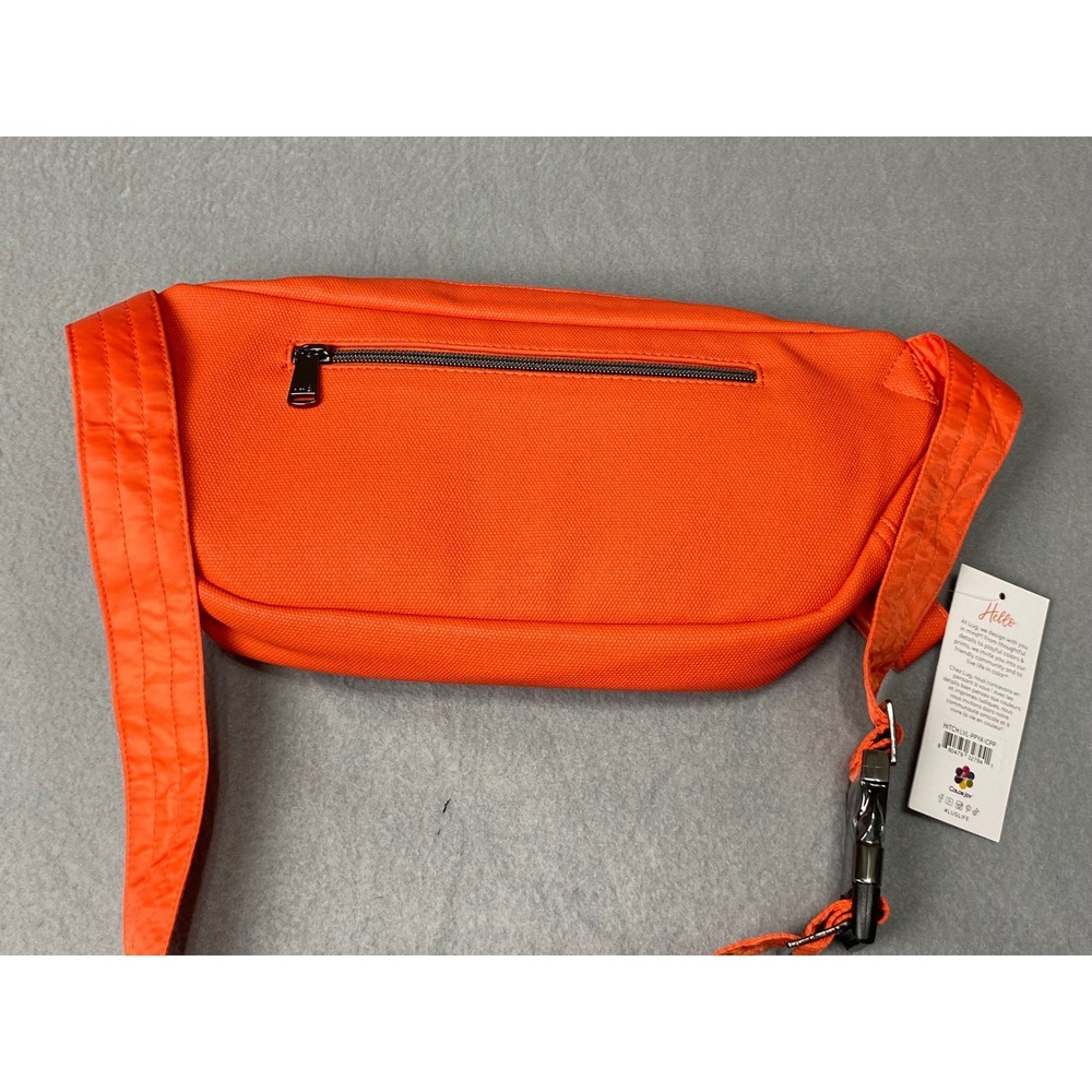 Lug Hitch Crossbody Belt Bag Orange Fanny Pack Adjustable Strap New With Tags - Picture 3 of 11